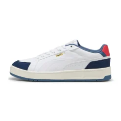 Clearance Sneakers bianco con inserti effetto scamosciato blu da Uomo Court Uomo Sneakers|Scarpe Sportive