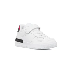 Online Sneakers bianco da ragazzo con dettagli nero e rosso Bambino Sneakers Bambino|Scarpe Ragazzo