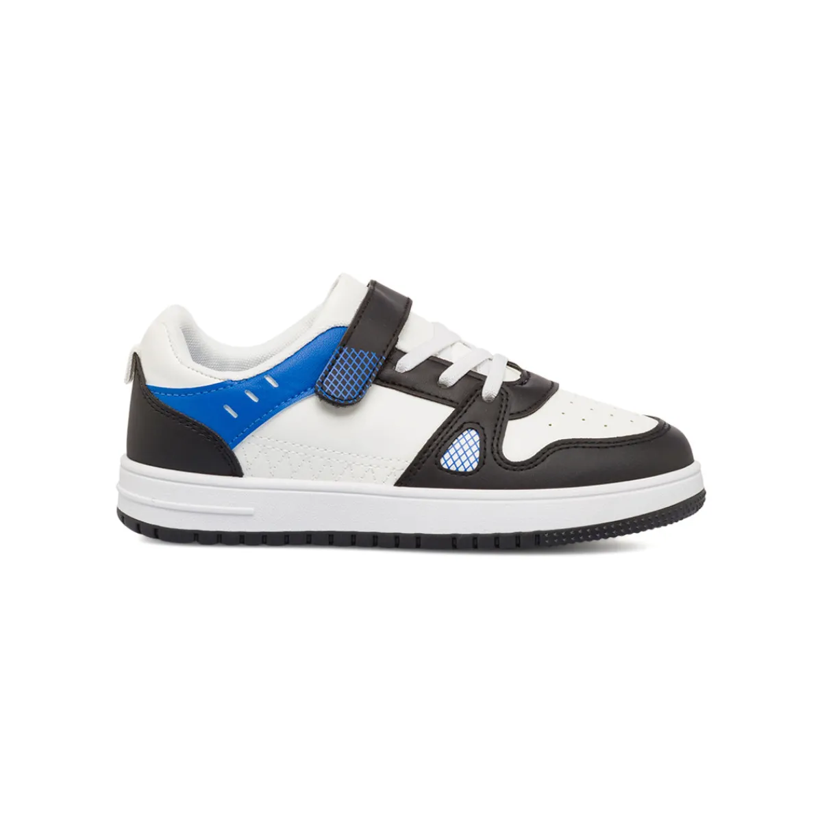 Clearance Sneakers bianco da ragazzo con dettagli nero e blu Bambino Sneakers Bambino|Scarpe Ragazzo
