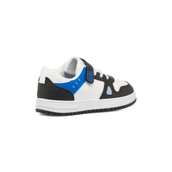 Clearance Sneakers bianco da ragazzo con dettagli nero e blu Bambino Sneakers Bambino|Scarpe Ragazzo