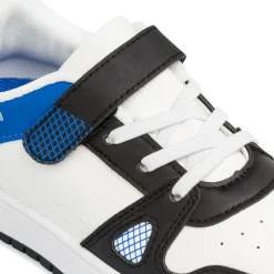 Clearance Sneakers bianco da ragazzo con dettagli nero e blu Bambino Sneakers Bambino|Scarpe Ragazzo