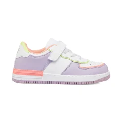 New Sneakers bianco da ragazza con dettagli multicolore Bambino Sneakers Bambina|Scarpe Ragazza