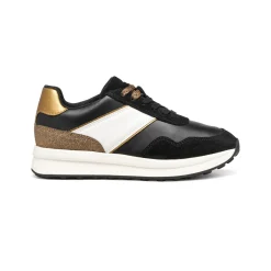 New Sneakers bicolore nere e bianche da Donna con suola traspirante Donna Sneakers Donna