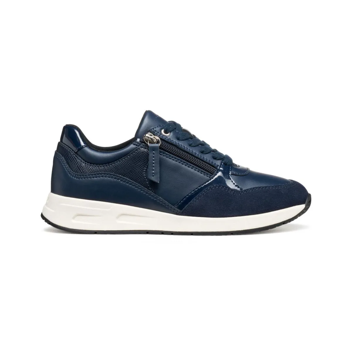 Online Sneakers blu da Donna con zip e suola traspirante Donna Sneakers Donna