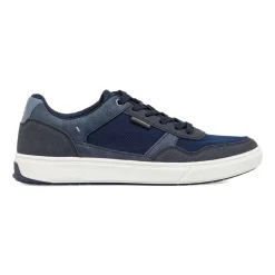 Outlet Sneakers Blu da Uomo con inserti in tessuto Uomo Sneakers Uomo