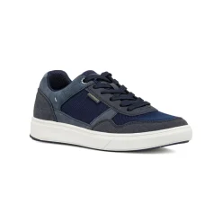 Outlet Sneakers Blu da Uomo con inserti in tessuto Uomo Sneakers Uomo
