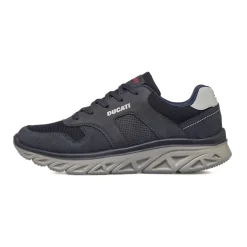 Outlet Sneakers blu da uomo con inserti in tessuto Uomo Sneakers Uomo
