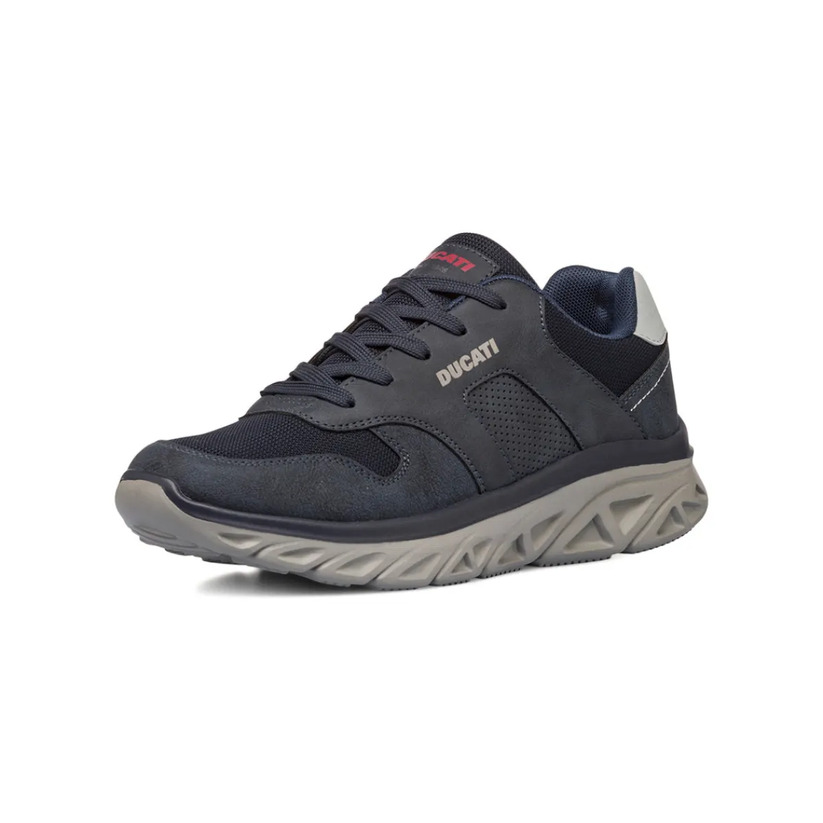 Outlet Sneakers blu da uomo con inserti in tessuto Uomo Sneakers Uomo