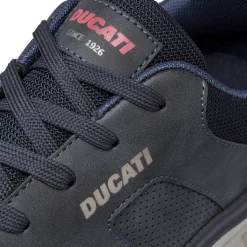 Outlet Sneakers blu da uomo con inserti in tessuto Uomo Sneakers Uomo