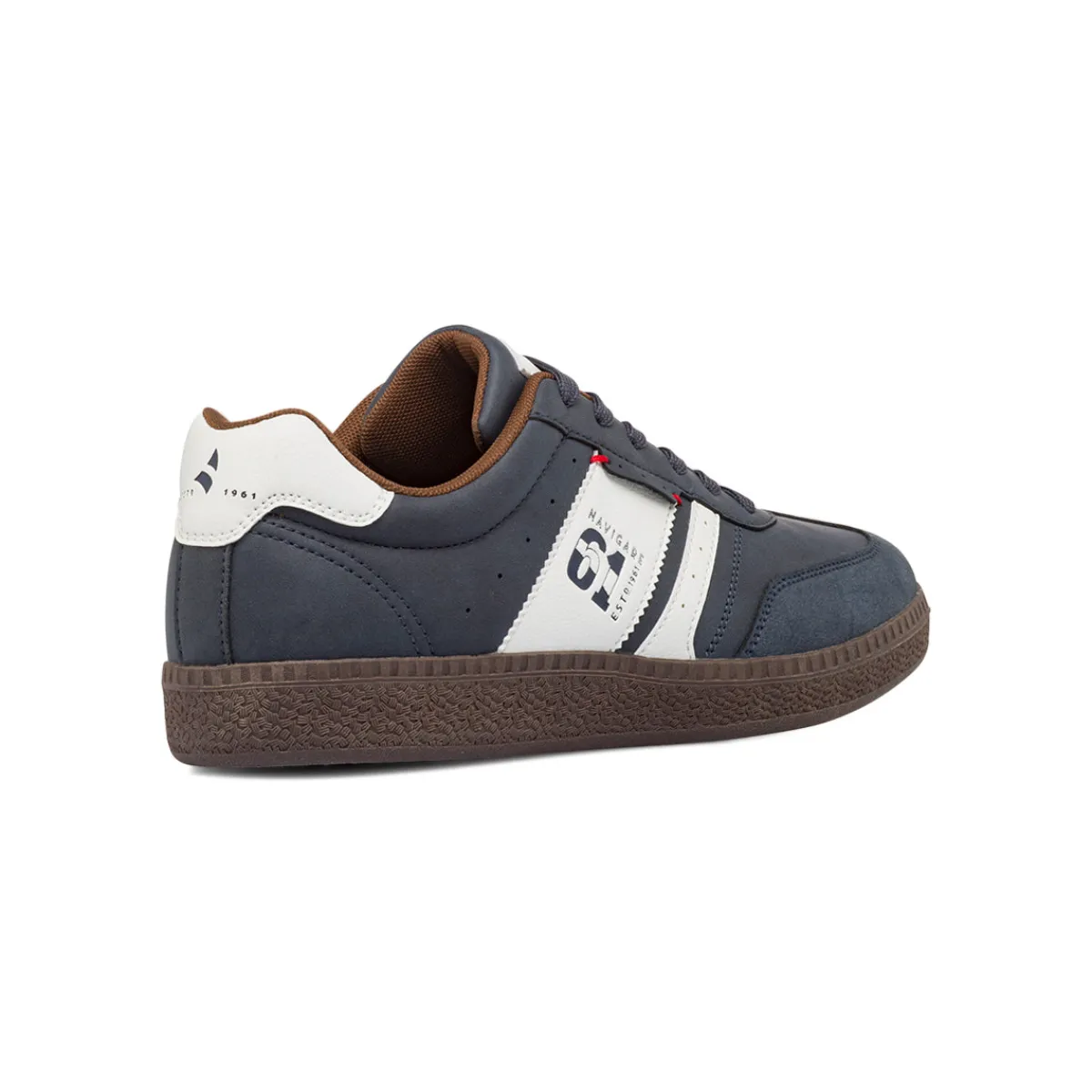 Outlet Sneakers blu da Uomo con inserti marroni Uomo Sneakers Uomo