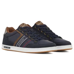 Outlet Sneakers blu da Uomo con inserti in contrasto Uomo Sneakers Uomo