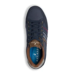 Outlet Sneakers blu da Uomo con inserti in contrasto Uomo Sneakers Uomo