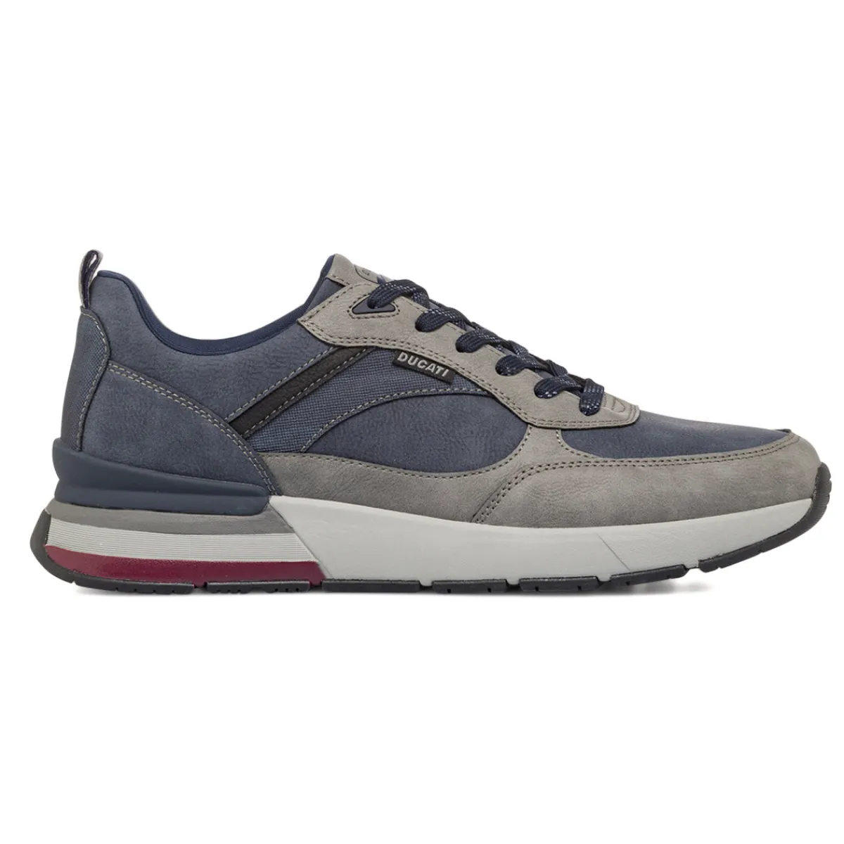 Outlet Sneakers blu da Uomo con dettagli Grigi Uomo Sneakers Uomo