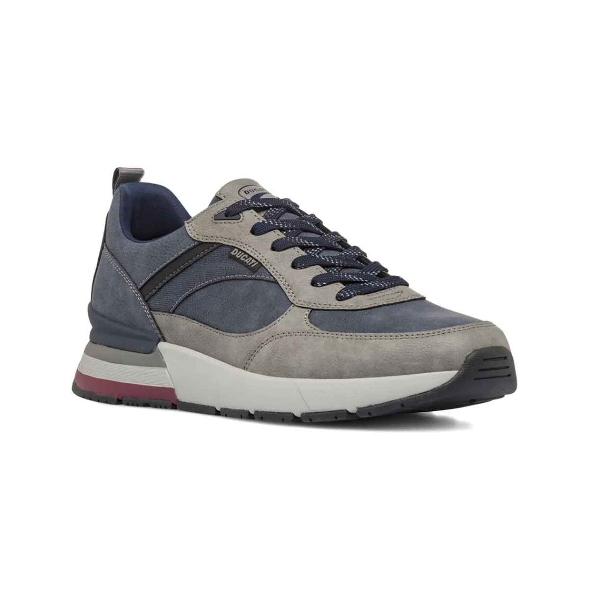 Outlet Sneakers blu da Uomo con dettagli Grigi Uomo Sneakers Uomo