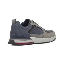 Outlet Sneakers blu da Uomo con dettagli Grigi Uomo Sneakers Uomo