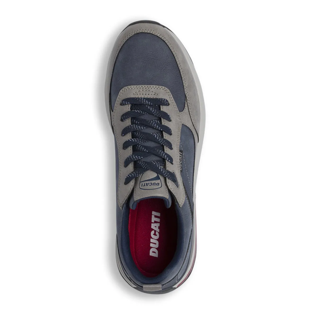Outlet Sneakers blu da Uomo con dettagli Grigi Uomo Sneakers Uomo