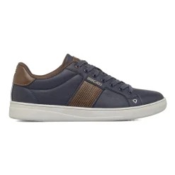 Hot Sneakers blu da Uomo con inserti marroni Uomo Sneakers Uomo