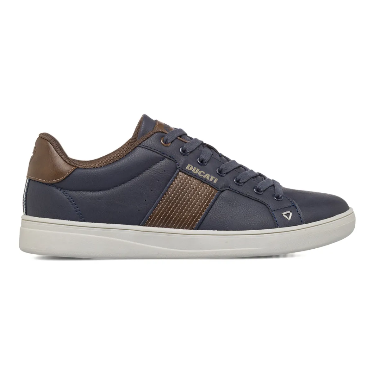Hot Sneakers blu da Uomo con inserti marroni Uomo Sneakers Uomo