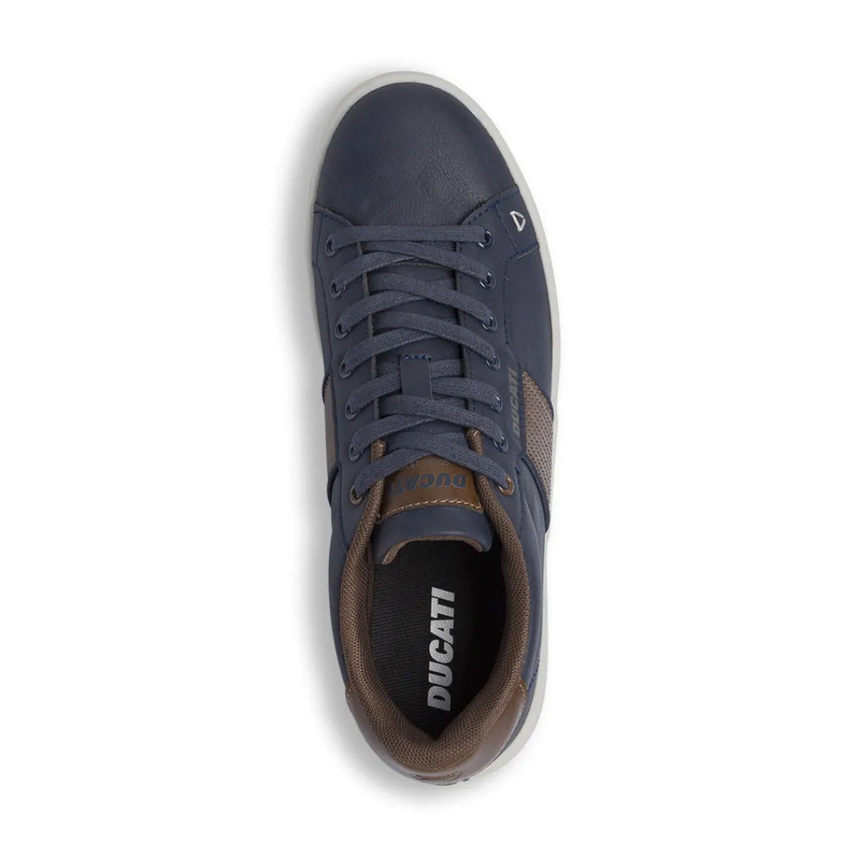 Hot Sneakers blu da Uomo con inserti marroni Uomo Sneakers Uomo