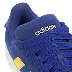 New Sneakers blu da Uomo effetto scamosciato e logo giallo Grand Court Alpha 00s Uomo Scarpe Per Camminare|Scarpe Sportive
