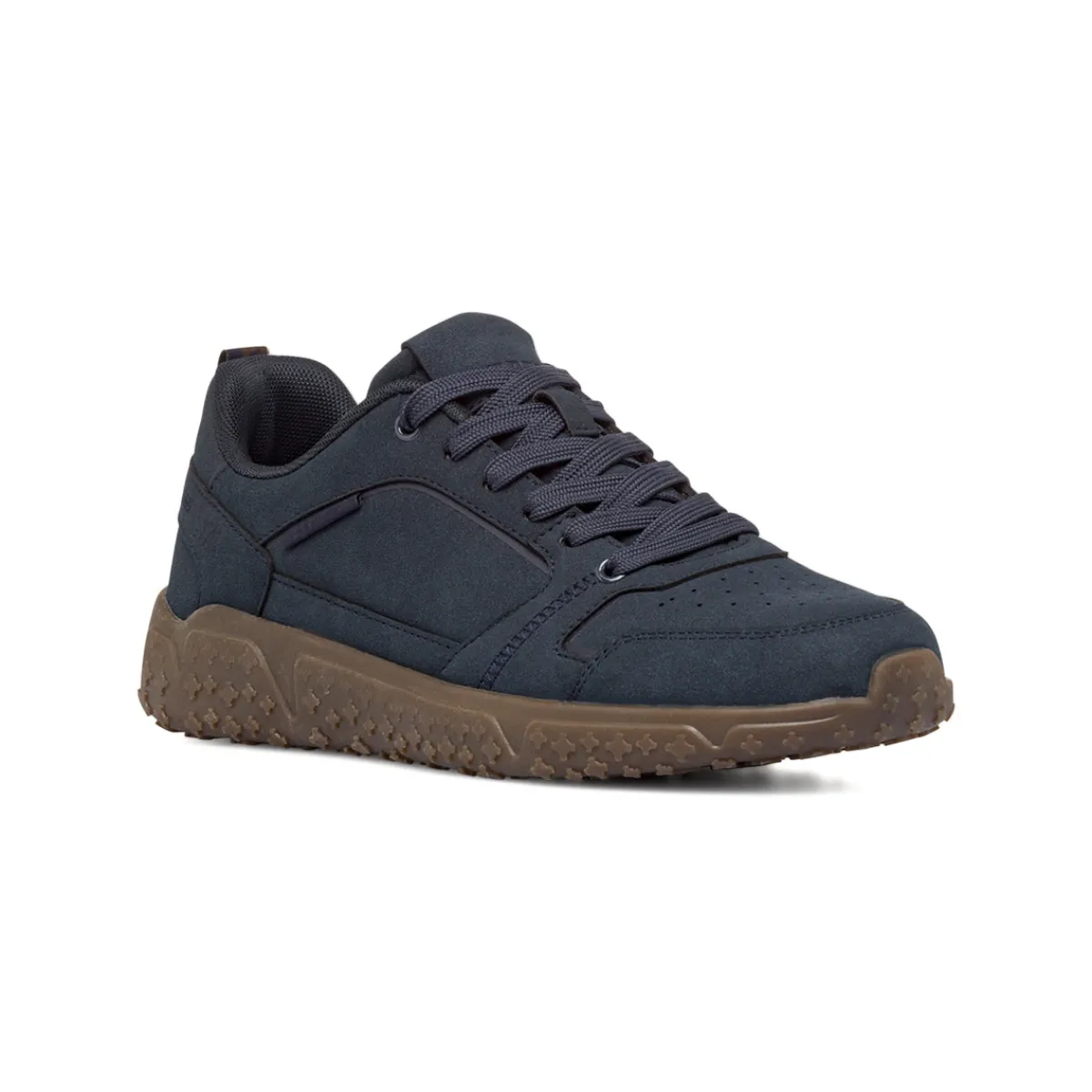 Sneakers blu da Uomo in similpelle effetto scamosciato con lacci Jeans Uomo Sneakers Uomo