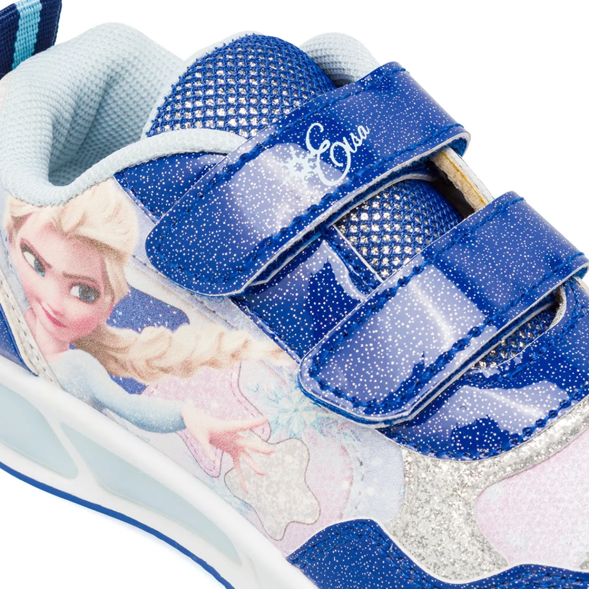 Hot Sneakers blu da Bambina con luci e stampa Elsa Bambino Sneakers Bambina|Scarpe Con Strappo Bambina