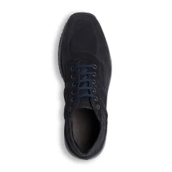 Sale Sneakers blu in pelle scamosciata da uomo Uomo Sneakers Uomo