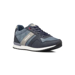 Discount Sneakers blu jeans da uomo con logo laterale Uomo Sneakers Uomo