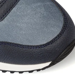 Discount Sneakers blu jeans da uomo con logo laterale Uomo Sneakers Uomo