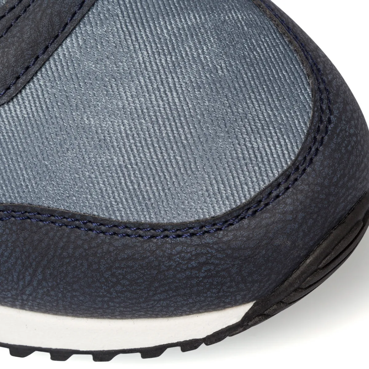 Discount Sneakers blu jeans da uomo con logo laterale Uomo Sneakers Uomo