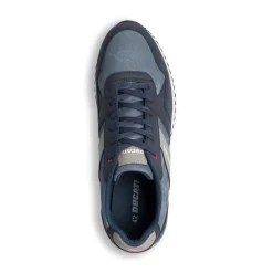 Discount Sneakers blu jeans da uomo con logo laterale Uomo Sneakers Uomo