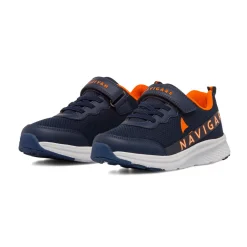 New Sneakers blu navy e arancioni da Ragazzo Bambino Sneakers Bambino