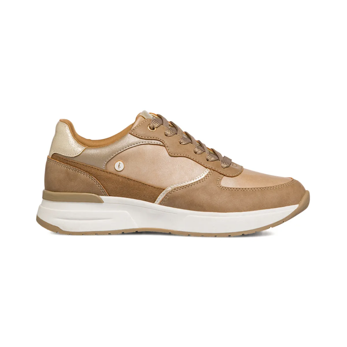 Hot Sneakers bronzo con dettagli marroni Donna Sneakers Donna