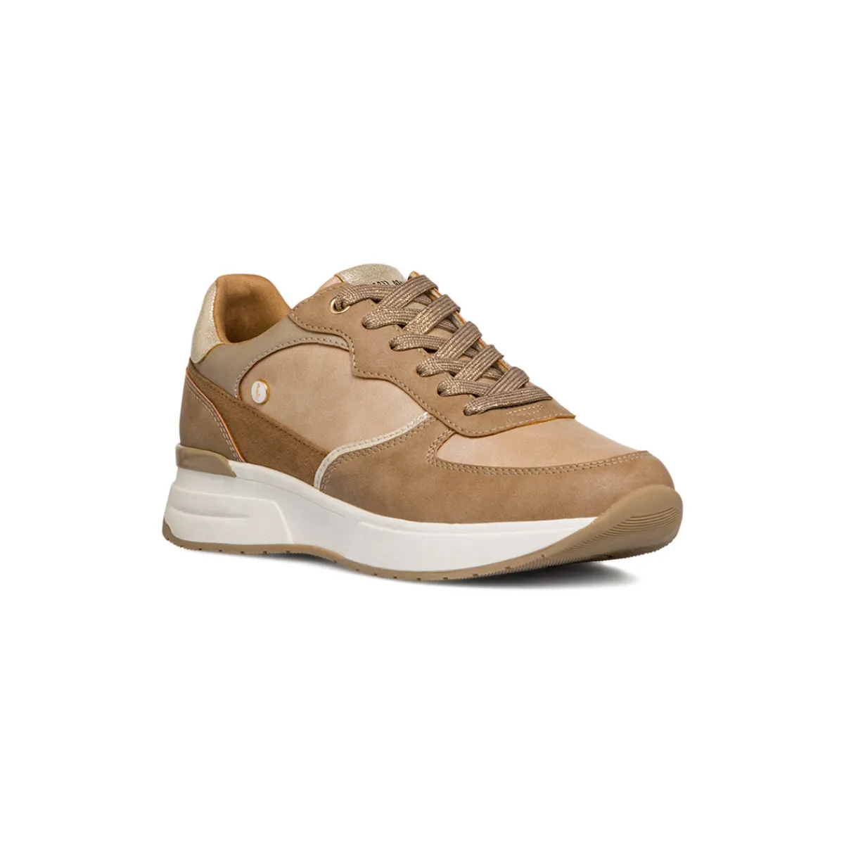Hot Sneakers bronzo con dettagli marroni Donna Sneakers Donna
