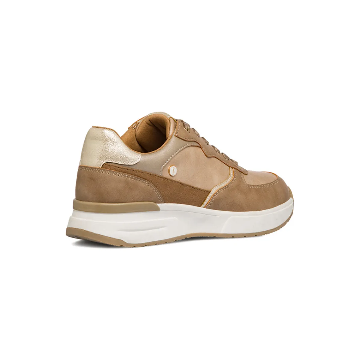 Hot Sneakers bronzo con dettagli marroni Donna Sneakers Donna