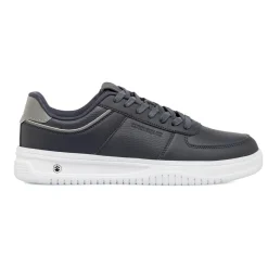 Discount Sneakers casual blu navy da Uomo con dettaglio grigio Uomo Sneakers Uomo