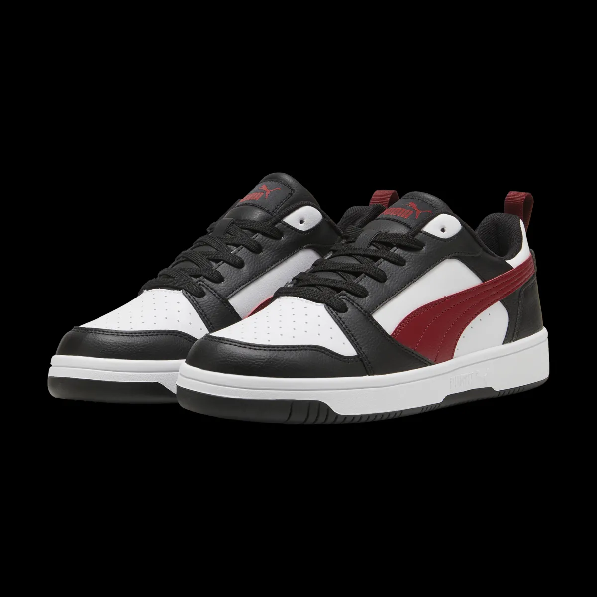 Discount Sneakers casual da uomo bianche con dettagli neri e rossi e logo Rebound V6 Uomo Scarpe Sportive|Sneakers Sport Uomo