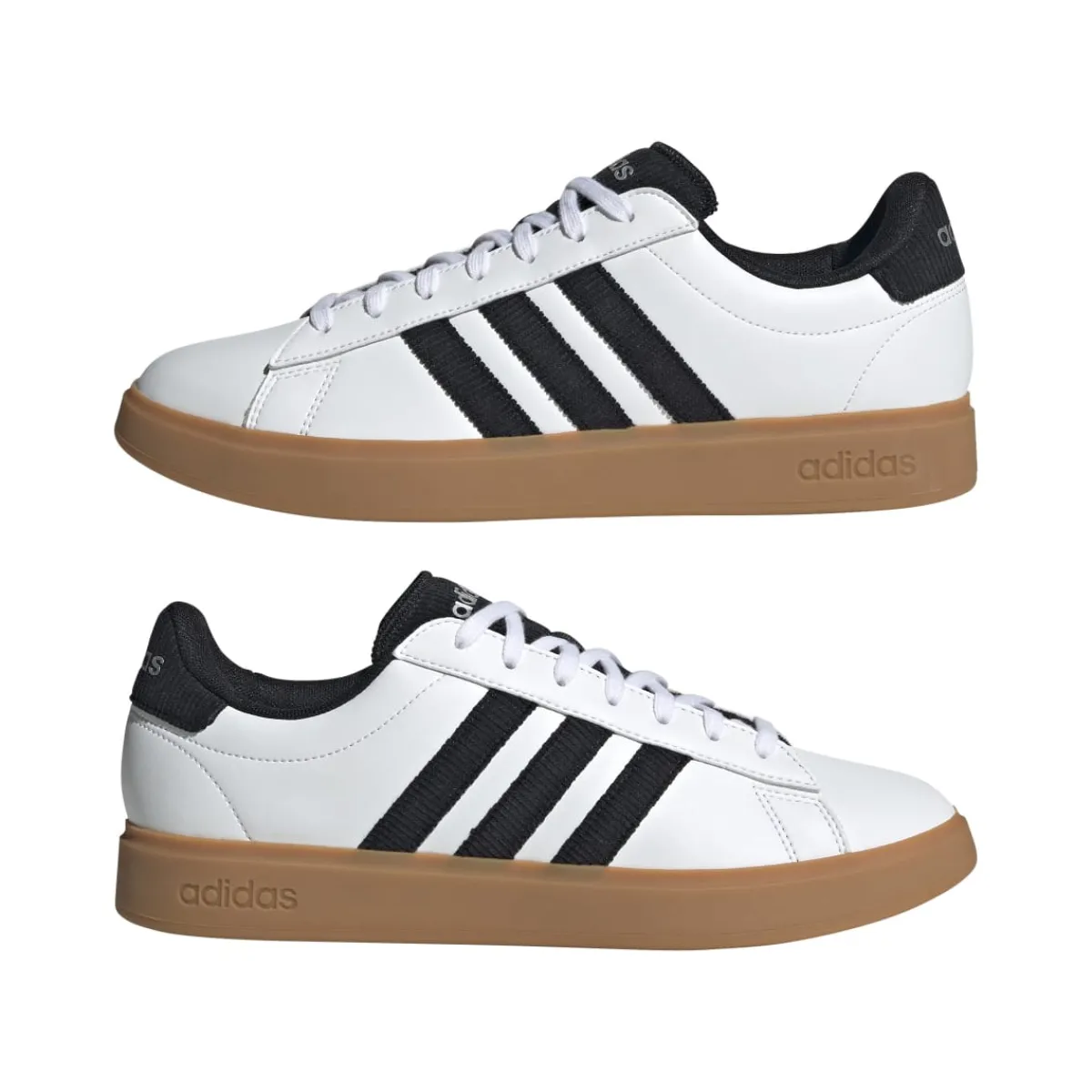 Best Sneakers casual da uomo bianche e nere con logo Grand Court 2.0 Uomo Scarpe Per Camminare|Sneakers Sport Uomo