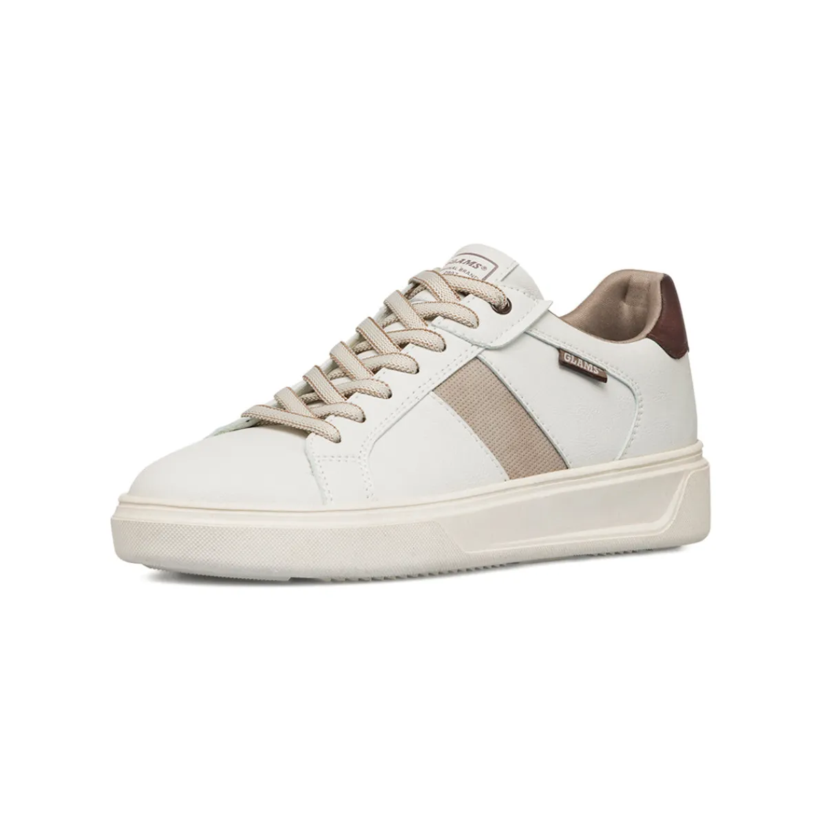 Sale Sneakers casual da uomo bianche off white con logo Uomo Sneakers Uomo