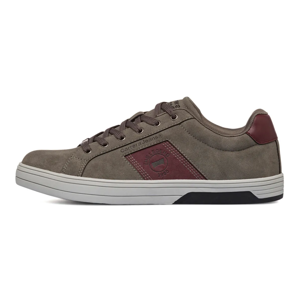 Discount Sneakers casual da uomo grigio con dettaglio logo Uomo Sneakers Uomo
