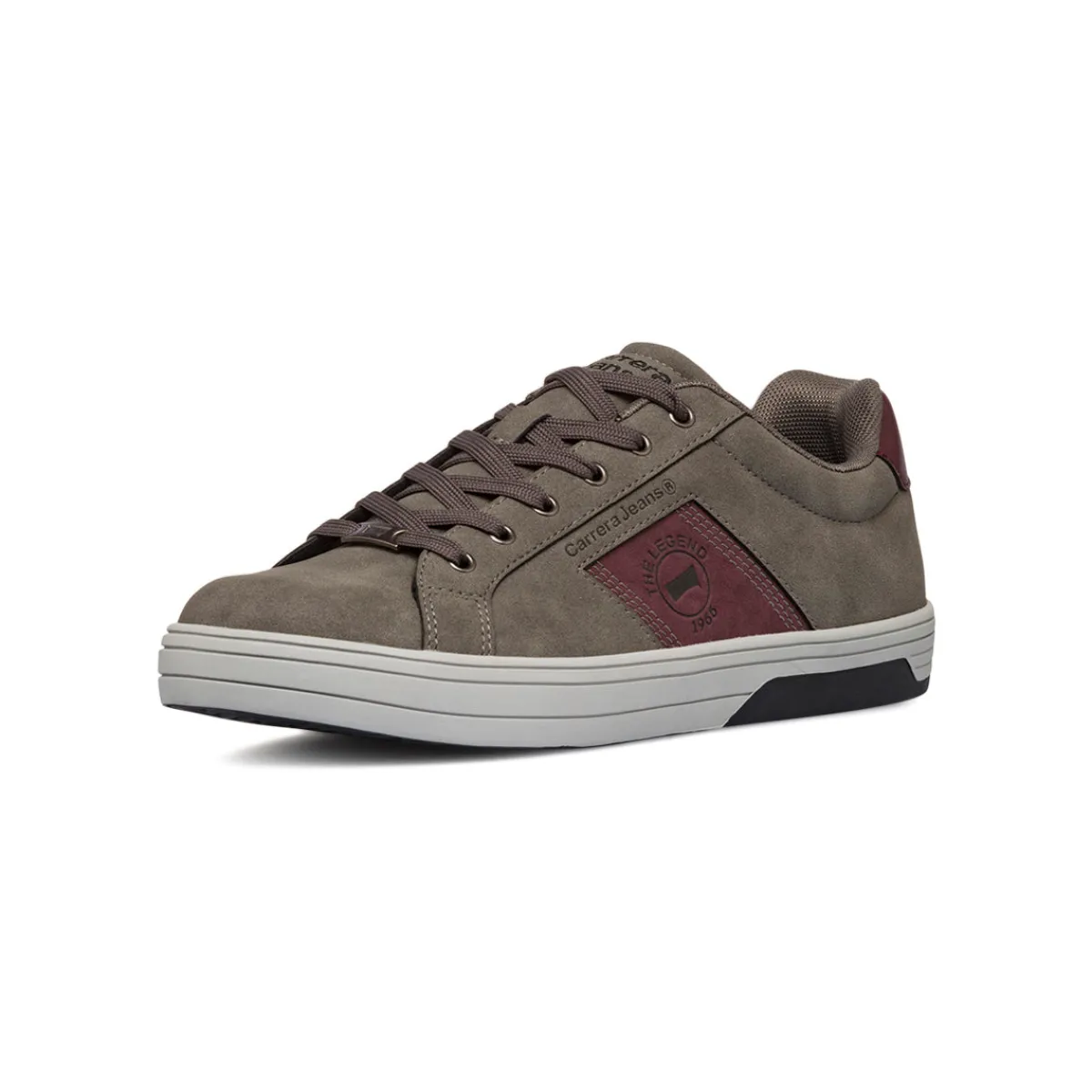 Discount Sneakers casual da uomo grigio con dettaglio logo Uomo Sneakers Uomo