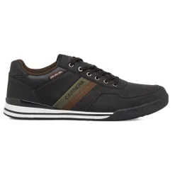 Sneakers casual da uomo nere con logo Uomo Sneakers Uomo
