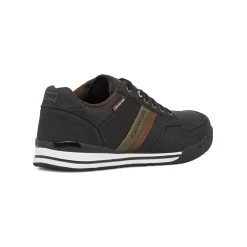 Sneakers casual da uomo nere con logo Uomo Sneakers Uomo