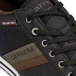 Sneakers casual da uomo nere con logo Uomo Sneakers Uomo