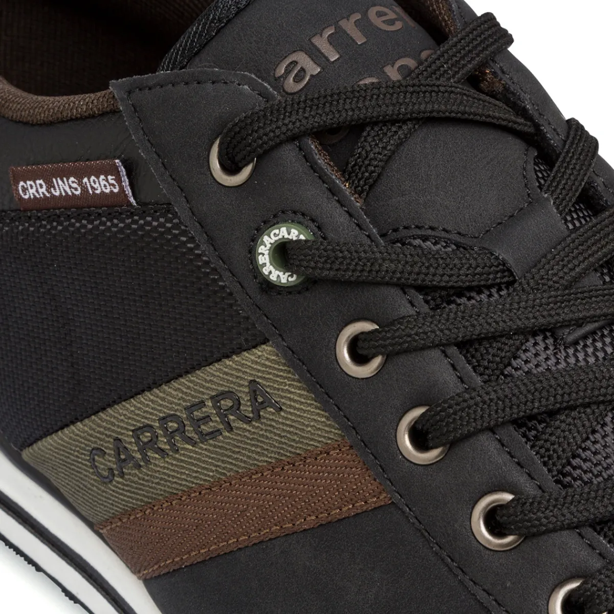 Sneakers casual da uomo nere con logo Uomo Sneakers Uomo