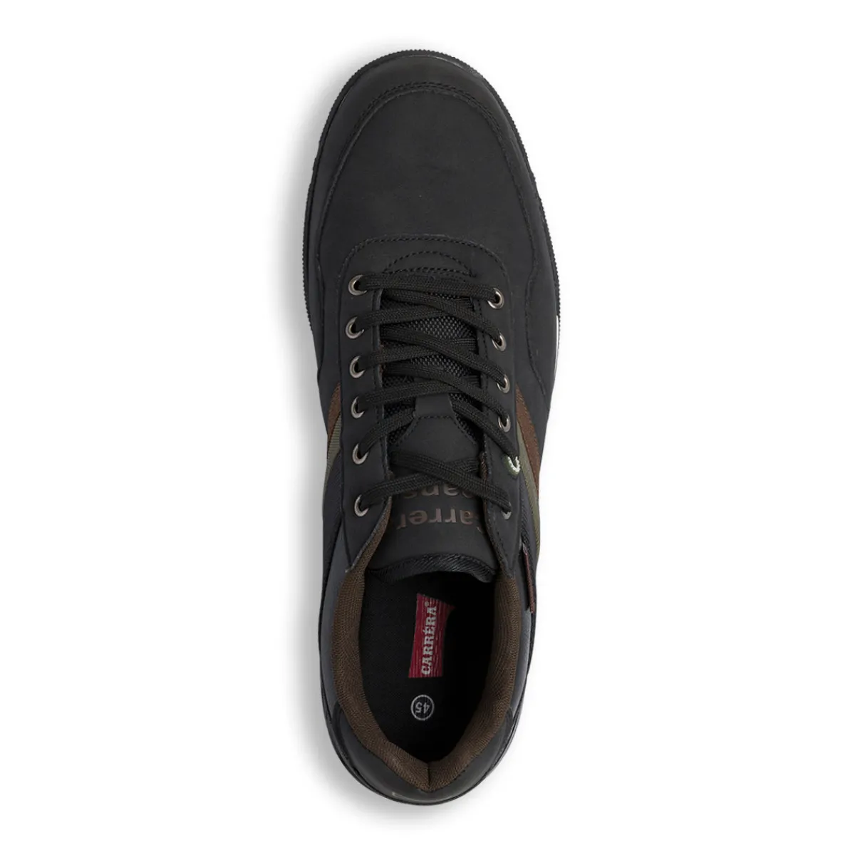 Sneakers casual da uomo nere con logo Uomo Sneakers Uomo