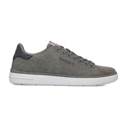 New Sneakers casual grigie in tessuto da Uomo con logo Uomo Sneakers Uomo