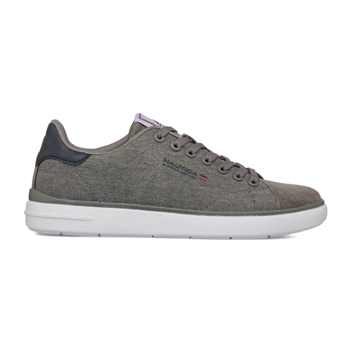 New Sneakers casual grigie in tessuto da Uomo con logo Uomo Sneakers Uomo
