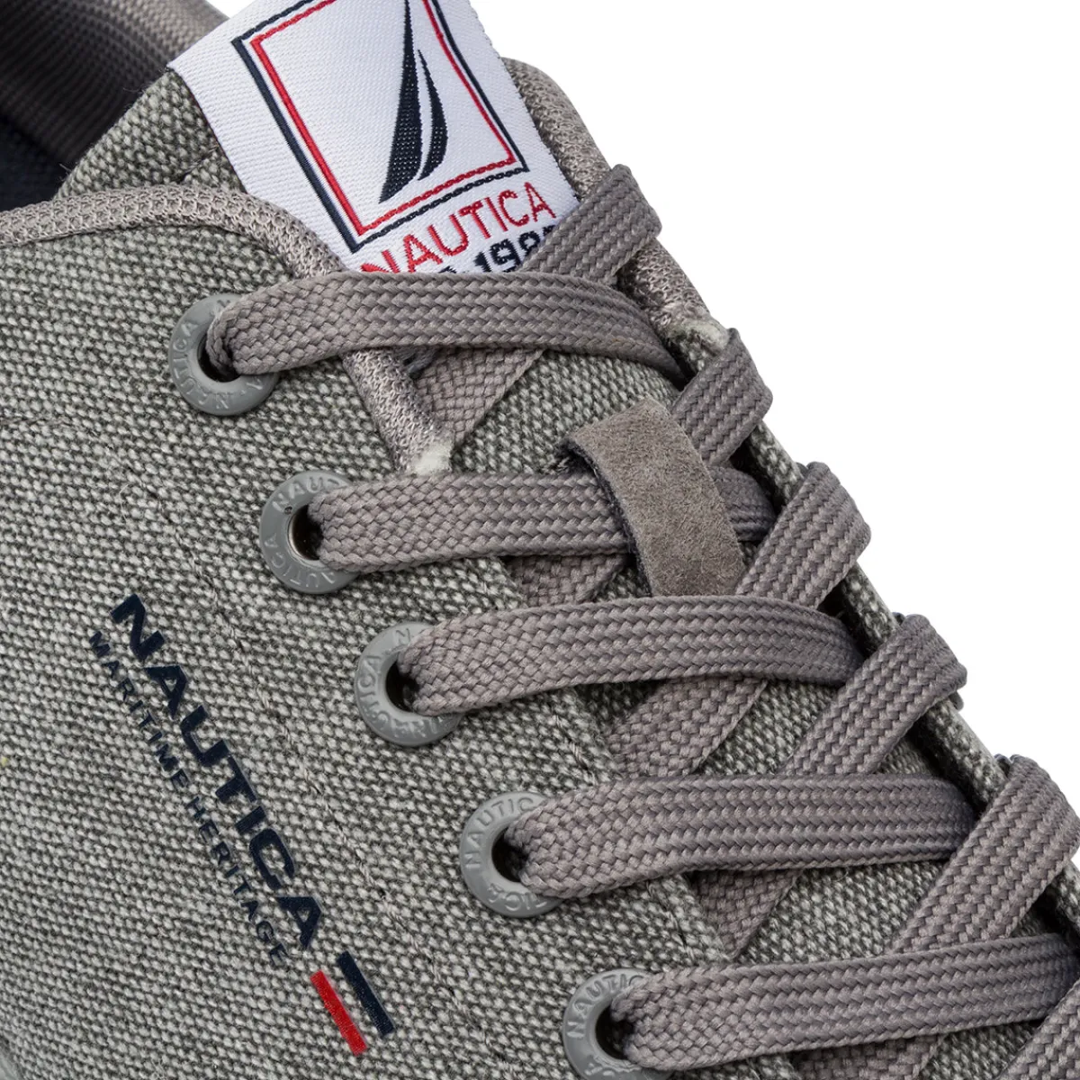 New Sneakers casual grigie in tessuto da Uomo con logo Uomo Sneakers Uomo