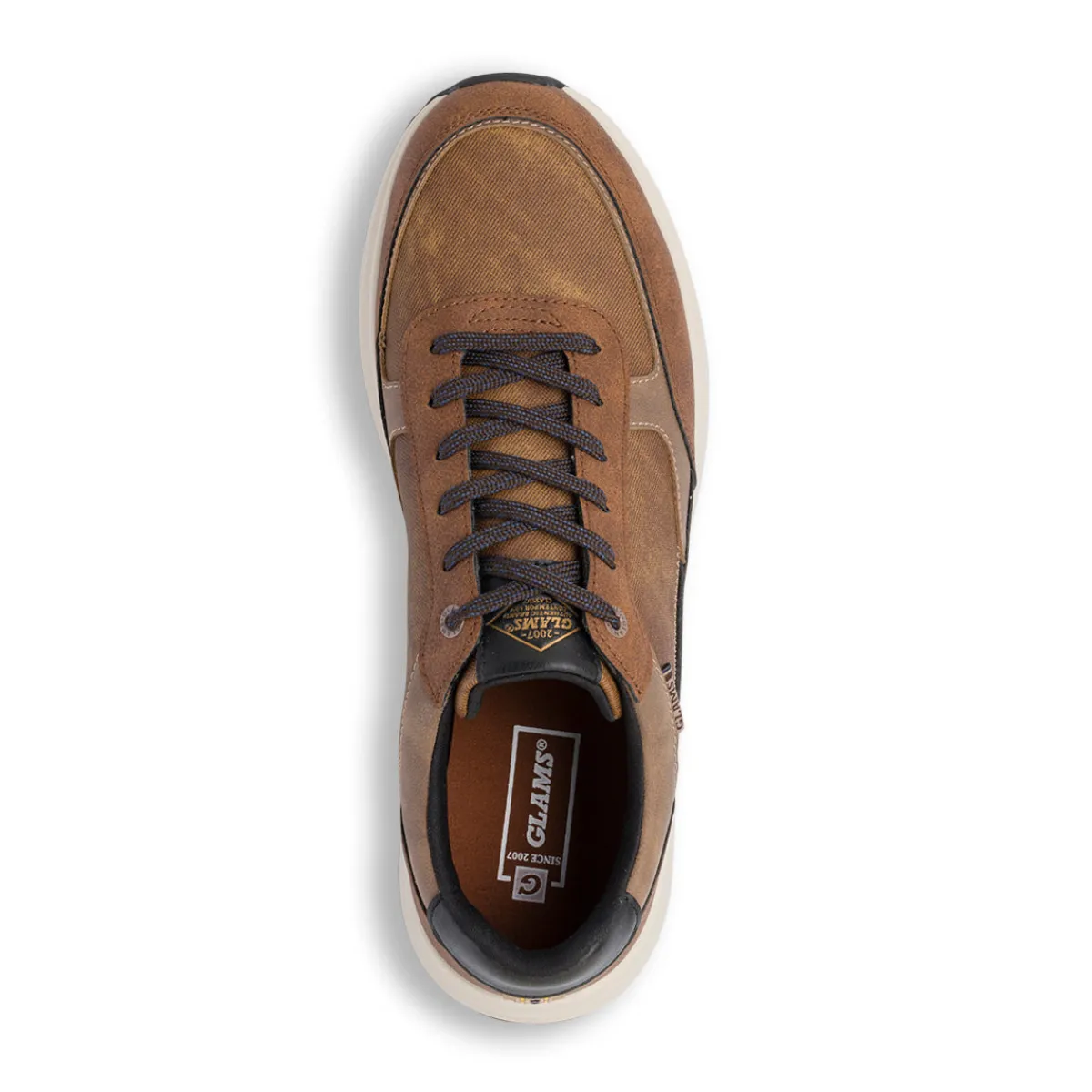 New Sneakers casual marroni da Uomo con logo Uomo Look Marrone Uomo 👞|Sneakers Uomo